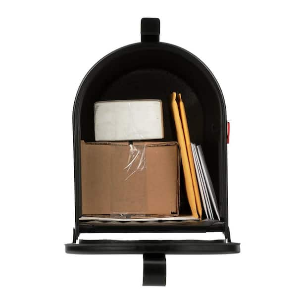 Architectural Mailboxes Admiral Textured Black, Large, Aluminum