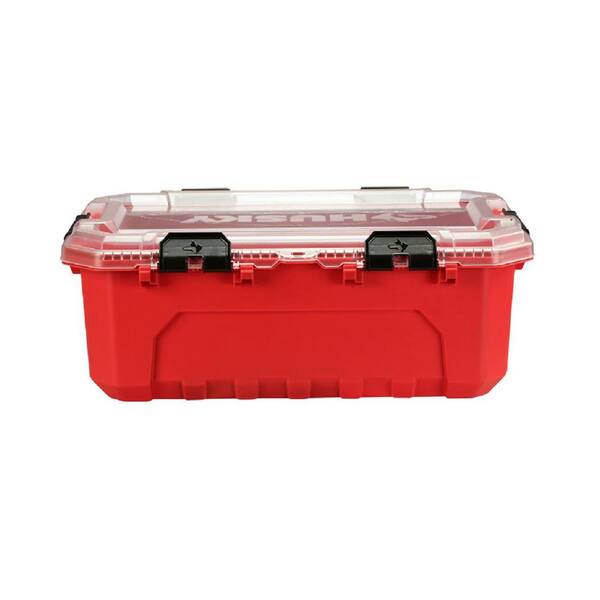 Husky 12-Gal. Professional Heavy Duty Waterproof Stackable Plastic ...