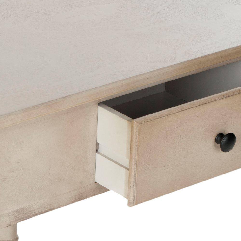 Vintage Gray Triangular Wood Corner Desk with Storage
