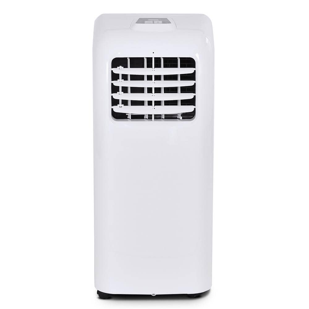 5,000 BTU Portable Air Conditioner Cools 200 Sq. Ft. with Dehumidifier, Window Kit and Remote in White -  Costway, EP22783