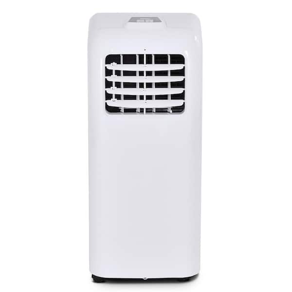 Costway 5,000 BTU Portable Air Conditioner Cools 200 Sq. Ft. with Dehumidifier, Window Kit and Remote in White