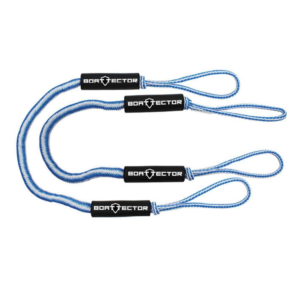 BoatTector Bungee Dock Line Value 2-Pack - 5', Blue/White price history on PriceWatchPro