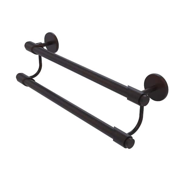 Allied Brass Tribecca Collection 24 in. Wall Mounted Double Towel Bar in Venetian Bronze