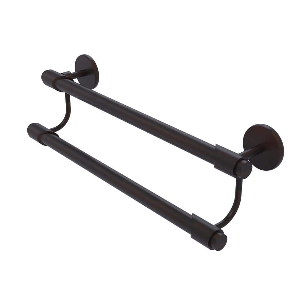 Allied Brass Tribecca Collection 30 in. Wall Mounted Double Towel Bar in Venetian Bronze