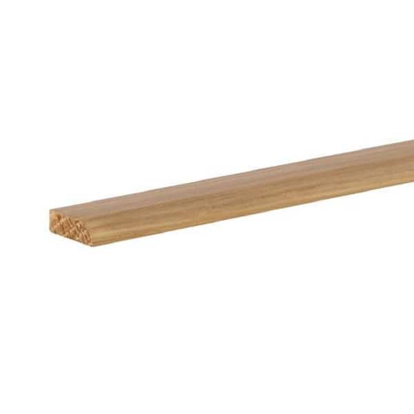 Avondale/Leyton 0.25 in. W x 90 in. H Scribe Moulding in White Oak