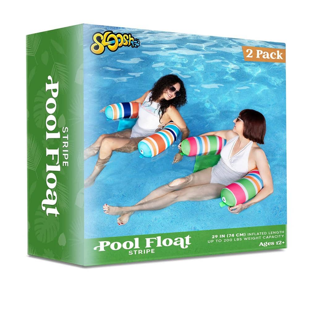 Joyfy 2 Packs Inflatable Pool Float Noodle Chair 40827-B - The Home Depot