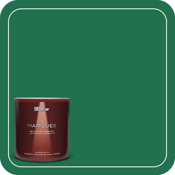 BEHR MARQUEE 1 qt. #470B-7 Climbing Ivy Matte Interior Paint & Primer