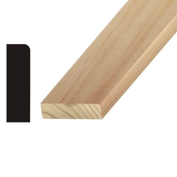 Builders Choice OP 077 1/2 in. x 15/8 in. Pine Stop Molding HDSP077