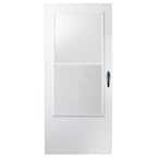 30 in. x 80 in. 100 Series White Universal/Reversible Self-Storing Storm Door