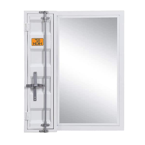 Acme Furniture 32 in X 26 in Contemporary Rectangle Framed Accent Mirror