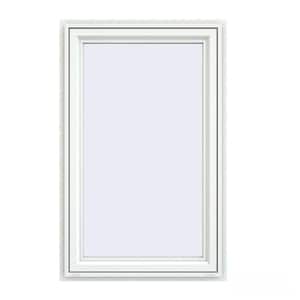 23.5 in. x 35.5 in. V-4500 Series White Vinyl Right-Handed Casement Window with Fiberglass Mesh Screen