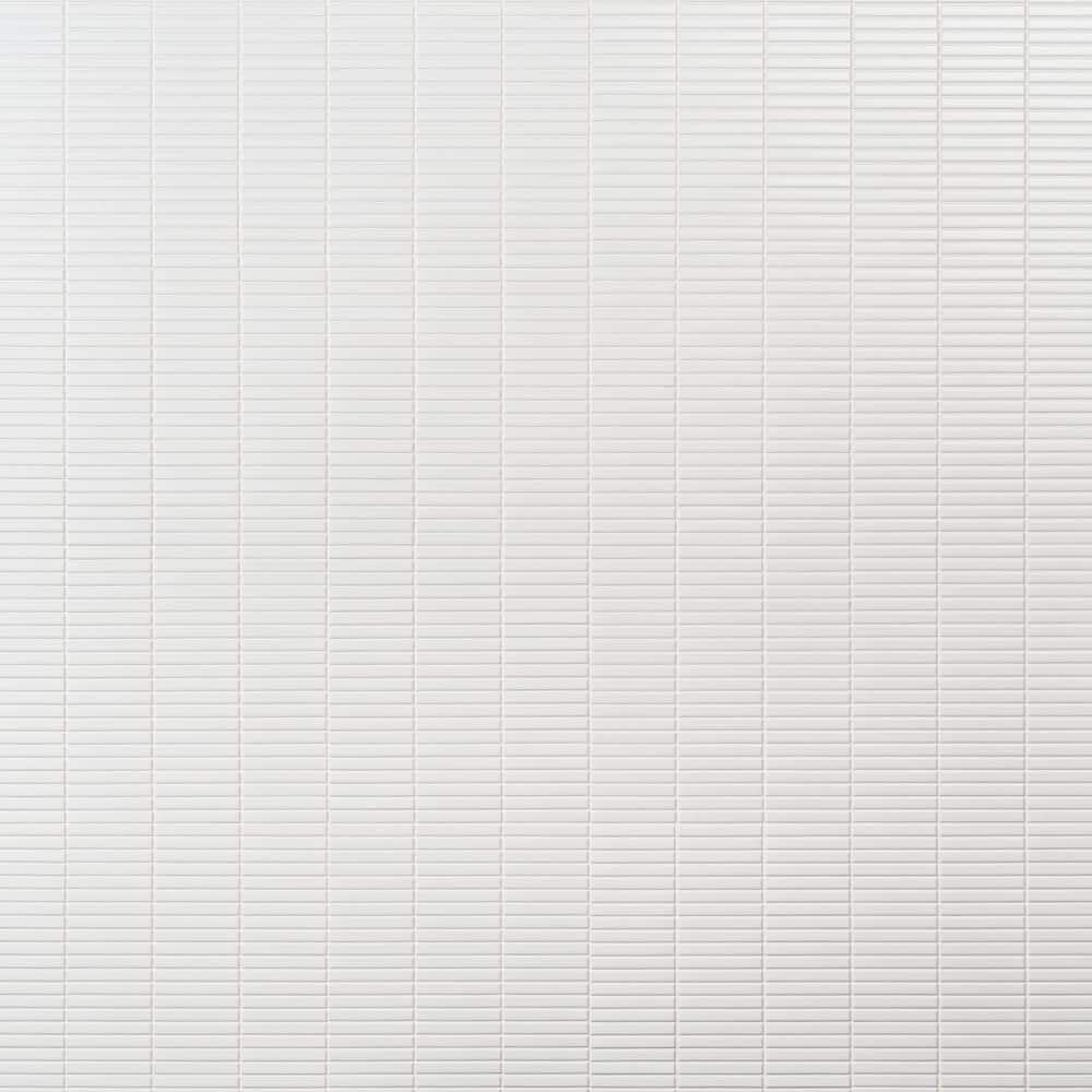 White Matte Porcelain Mosaic Tile for Indoor/Outdoor Use