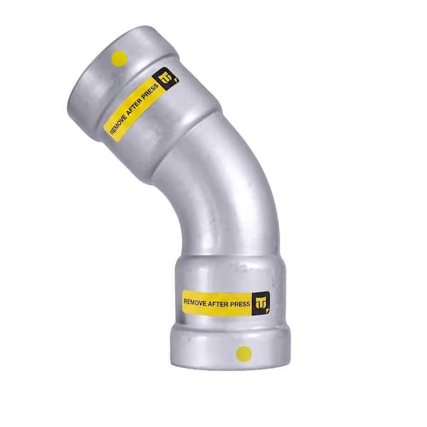 1-1/2 in. Carbon Steel Press 45° Elbow HNBR Gas