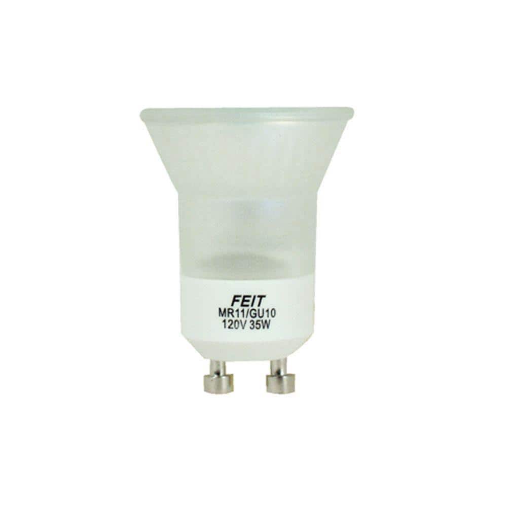 Feit (3000K) MR11 GU10 Dimmable Halogen Frosted Light Bulb (72-Pack) BPQ35MR11IFGU10/3/24 - The Home Depot