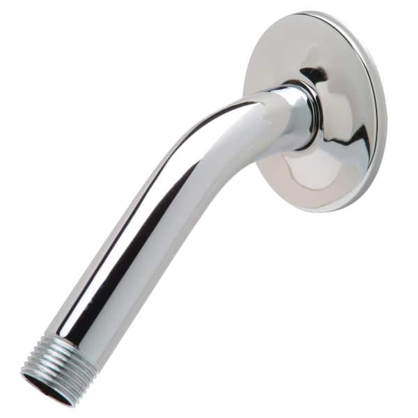 Zurn Temp-Gard 6 in. Shower Arm and Stamped Escutcheon, Polished Chrome