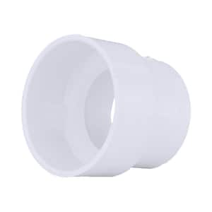 4 in. x 4 in. PVC DWV Hub Adapter Coupling Sewer and Drain