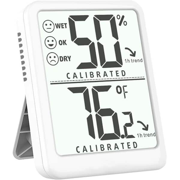 Digital Display Indoor Thermometer Hygrometer Humidity Meter Sensor Accurate Temperature Monitor for Home Pets Plants