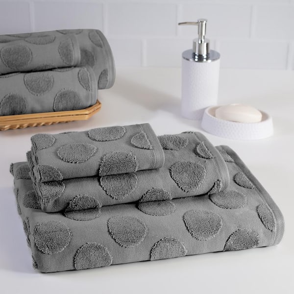 White And Brown Dobby Double Border Superior Bath Mat - 300 G