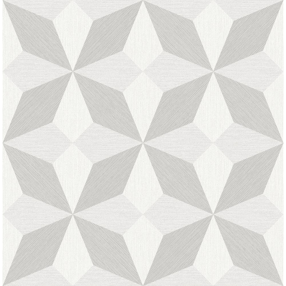 Decorline Valiant Light Grey Faux Grasscloth Mosaic Light Grey Paper ...
