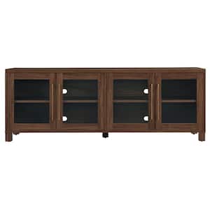 Quincy 68 in. Walnut Rectangular TV Stand fits TV's up to 75 in.