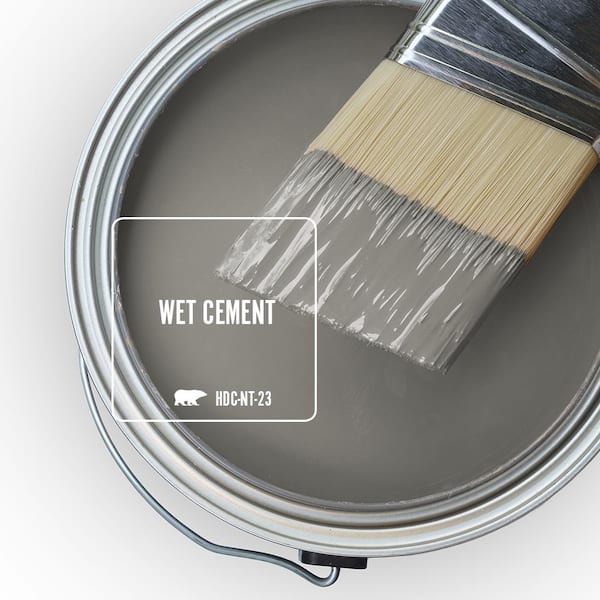 BEHR PREMIUM PLUS 8 oz. #N170-1 Tailors Chalk color Semi-Gloss  Interior/Exterior Paint & Primer Color Sample B330016 - The Home Depot