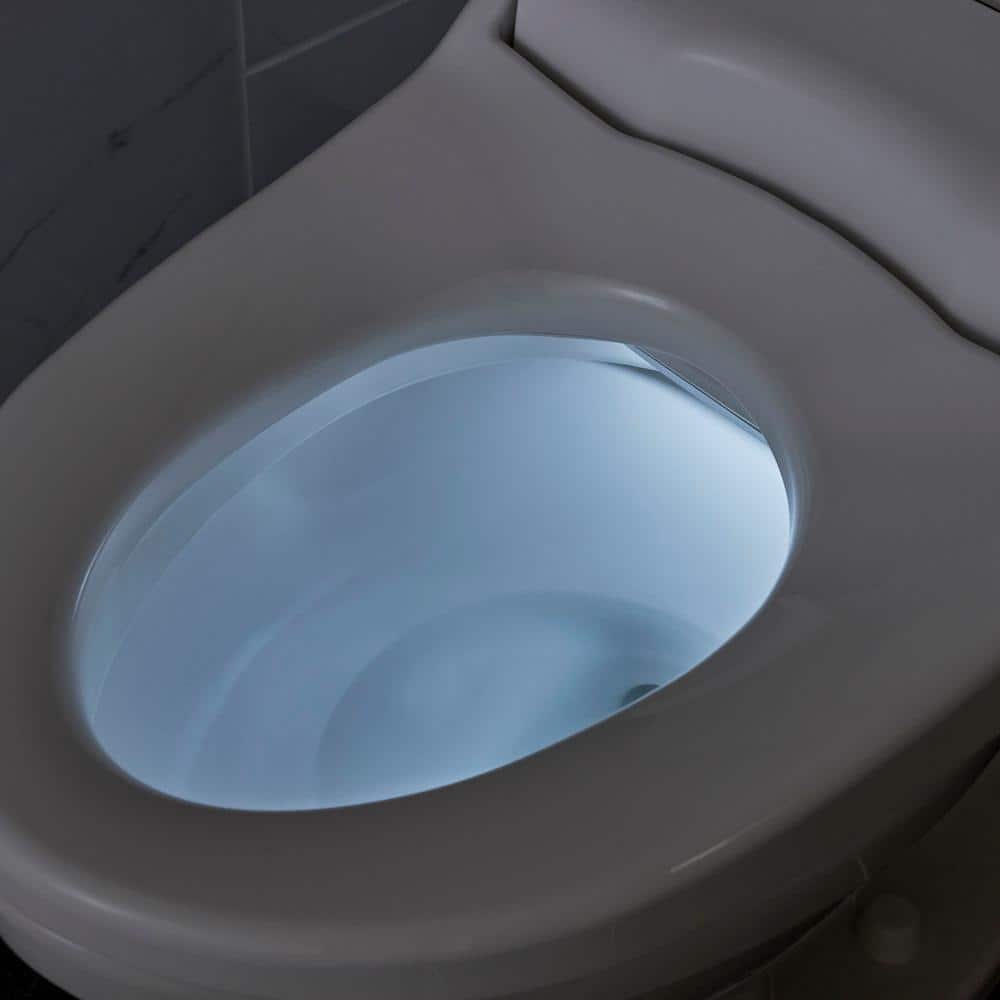 Advanced Clean White Elongated Bidet Toilet Seat with Remote Control