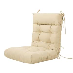Adirondack Cushions, 43x21x4"Wicker Tufted Cushion for Outdoor High Back Chair, Indoor/Outdoor Patio Furniture (Beige)