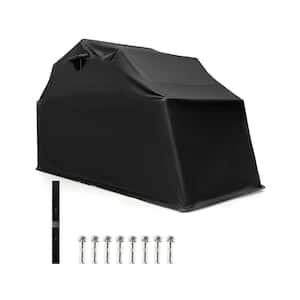 11.2 ft. x 4.5 ft. x 6.3 ft. Motorcycle Garage Outdoor Waterproof Motorbike Storage Tent with Cover