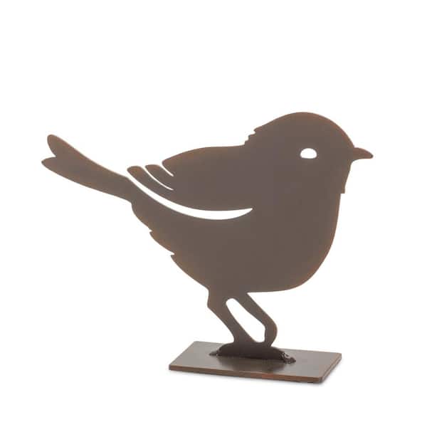 HomeRoots Metal Bird Figurine Set of 6