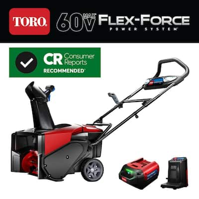 Toro Power Clear 21 in. 60-Volt Lithium-Ion Brushless Cordless Electric ...