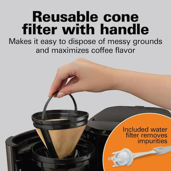  Mr. Coffee 14-Cup Programmable Coffee Maker with Reusable  Filter: Home & Kitchen