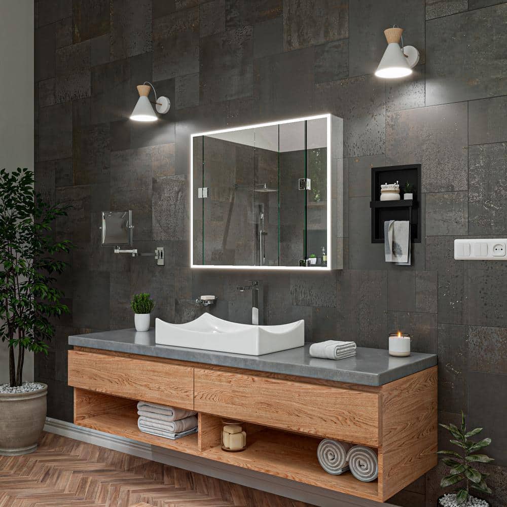 Brushed Black Stainless Steel Recessed Toilet Paper Holder Niche