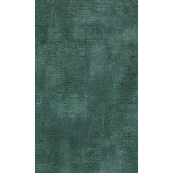 Textile Print Dark Green Plain Non-Woven Paste the wall Textured Wallpaper 57 sq. ft.
