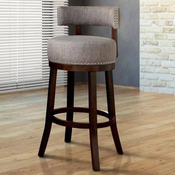 Lynsey 30 in. Dark Oak and Light Gray Contemporary Style Bar (2-Pack)