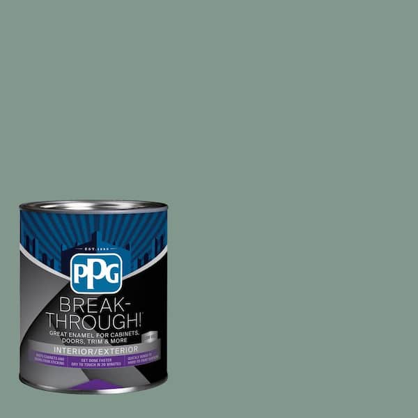 Break-Through! 1 qt. PPG1135-5 Paradise Found Satin Door, Trim & Cabinet Paint