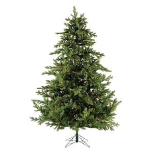 7.5 Prelit Virginia Fir Artificial Christmas Tree with Multi-Color LED Lights