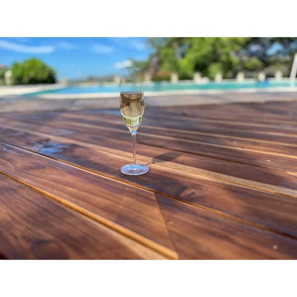 Sunrise Teak, 1 in. x 5 in. x 7 ft. Ultra Natural, Costa Rica Teak Lumber S4S