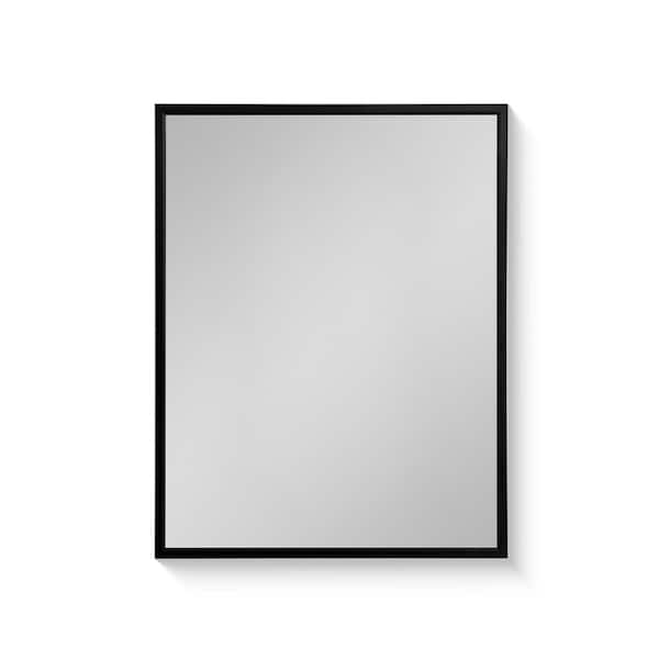 JimsMaison 16 in. W x 24 in. H Rectangular Metal Medicine Cabinet with Mirror