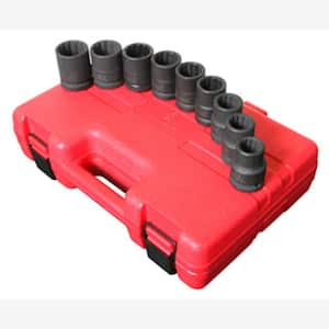 3/4 in. Drive 12-Point SAE Thin Wall Impact Socket Set