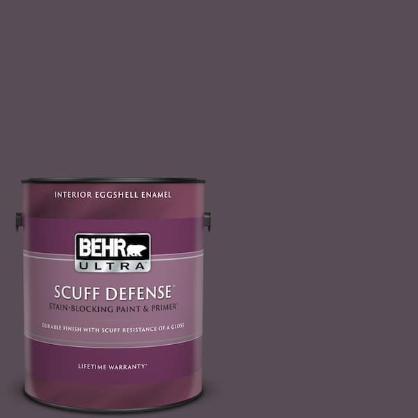BEHR ULTRA 1 gal. #670F-7 Blackberry Wine Extra Durable Eggshell Enamel Interior Paint & Primer