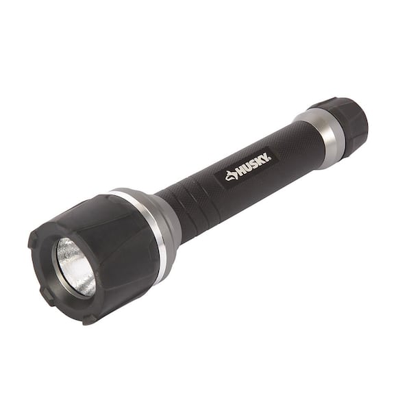 I udlandet enkelt tyran Husky 120 Lumens Virtually Unbreakable Flashlight 99290. - The Home Depot