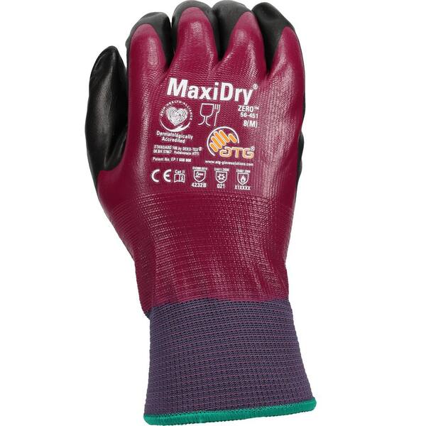 ATG MaxiDry Zero Unisex Large Purple Thermal Lined Double