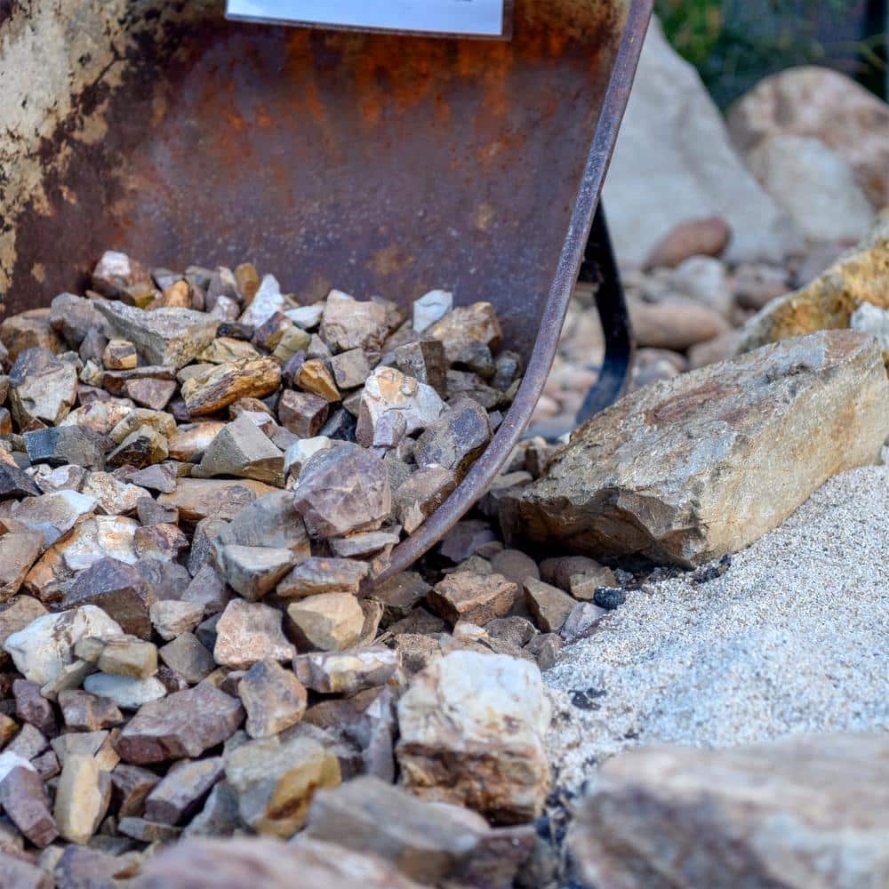 Natural Horse Creek Decorative Garden Stones, 20 lb Bag