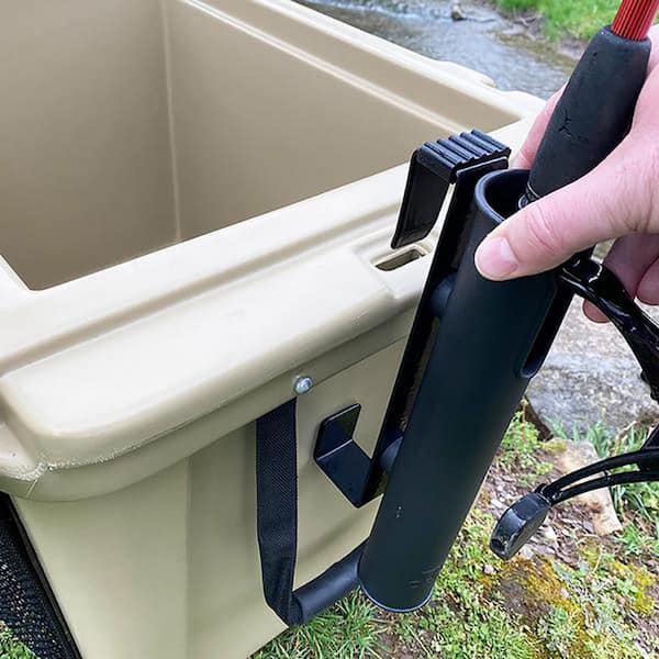 cooler fishing rod holders Golf Cart & Holder Hitch Mount quart cooler Make a Coleman Cooler into
