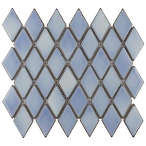 Hudson Kite Frost Blue 10-1/4 in. x 11-3/4 in. Porcelain Mosaic Tile (8.6 sq. ft./Case)