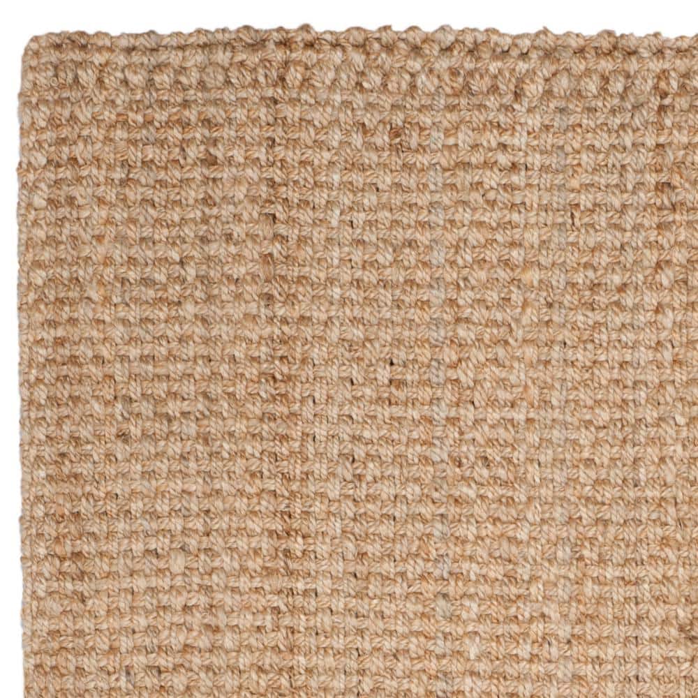 Natural Fiber Beige 8 ft. x 10 ft. Modern Solid Area Rug - thumbnail 7