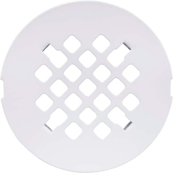 Dyiom Recessed Shower Hood, Round Shower Drain Filter Grid, Replacement Cap for Durability