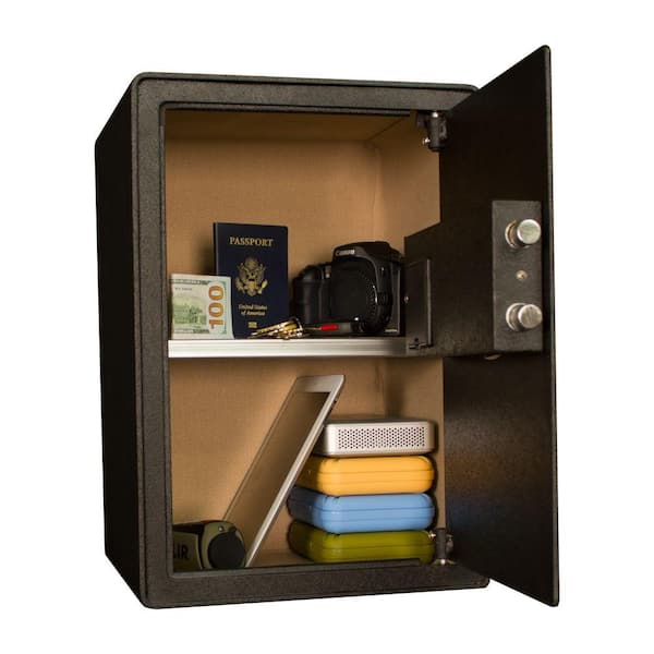 S Series 1.91 cu. ft. All Steel Security Safe with Biometric Lock, Textured Black