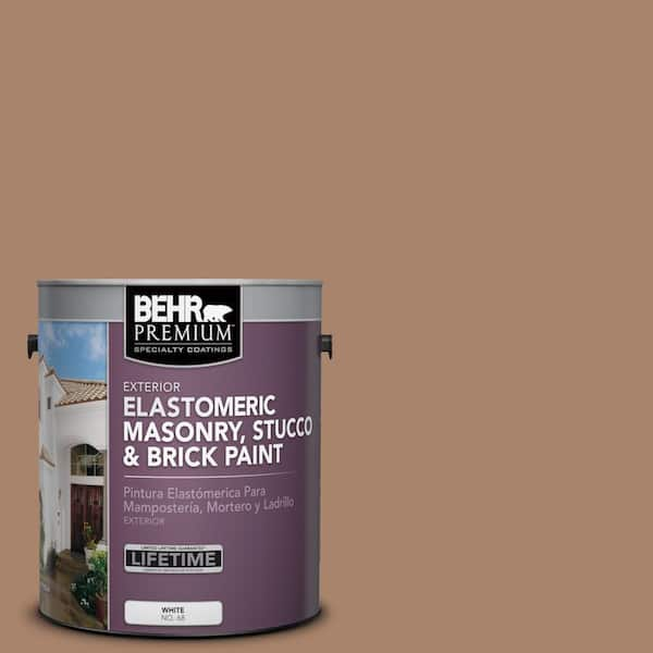 BEHR PREMIUM 1 Gal S220 5 Nutshell Elastomeric Masonry Stucco And   Nutshell Behr Premium Masonry Paint 06701 64 600 