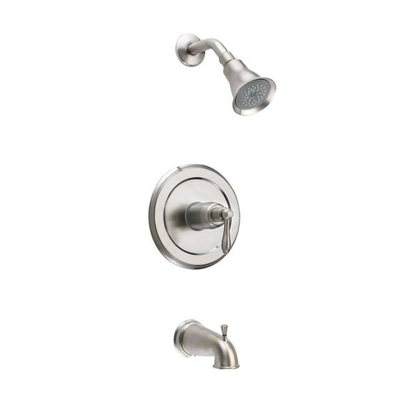 Fontaine Montbeliard Single-Handle 1-Spray Tub and Shower Faucet in Brushed Nickel (Valve Included)